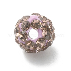 Rhinestone Pave Disco Ball Beads&nbsp;RB-TAC0002-02B-10