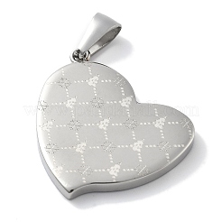 Christmas 304 Stainless Steel Pendants&nbsp;STAS-Z098-42P