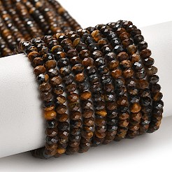 Natural Tiger Eye Beads Strands&nbsp;G-B107-D02-01