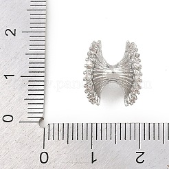 Brass Micro Pave Cubic Zirconia Beads&nbsp;KK-F921-05P