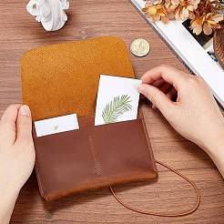 Rectangle Leather Travel Passport Wallet Cover&nbsp;AJEW-WH20007-03C