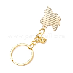 2Pcs Alloy Enamel Charm Keychains&nbsp;KEYC-JKC01090