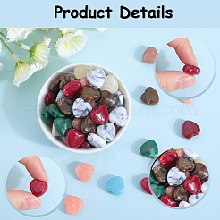 100Pcs Imitation Gemstone Acrylic Beads&nbsp;OACR-SP0001-05C