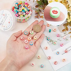 Handmade Polymer Clay Beads Strands&nbsp;CLAY-SC0001-26