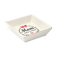 Porcelain Jewelry Holder Tray&nbsp;AJEW-G032-01D