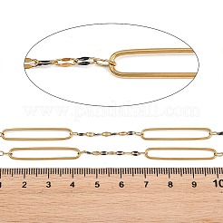 304 Stainless Steel Enamel Dapped Chain Oval Link Chains&nbsp;CHS-K021-15G-07