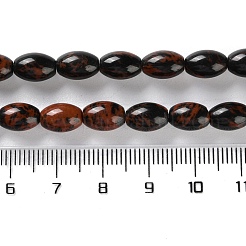Natural Mahogany Obsidian Beads Strands&nbsp;G-I369-B06-01
