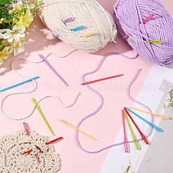 100Pcs Child Plastic Knit Needles Sewing Knitting Cross Stitch&nbsp;TOOL-SP0001-10