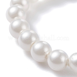 Shell Pearl Stretch Finger Ring&nbsp;RJEW-TA00019