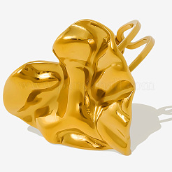 Stylish 304 Stainless Steel Heart Open Ring Women&nbsp;YW1550-2