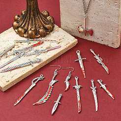 32Pcs 16 Styles Alloy Enamel Pendants&nbsp;ENAM-CJ0007-30