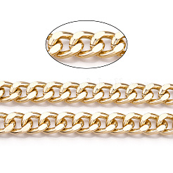 Aluminum Faceted Curb Chains&nbsp;CHA-N003-48KCG
