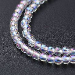 Electroplate Glass Beads Strands&nbsp;EGLA-K014-A-AB01