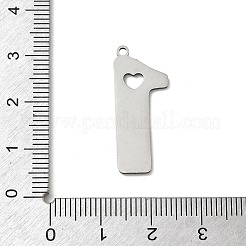 201 Stainless Steel Pendants&nbsp;SA-CBA0460-10P