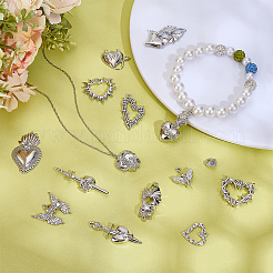 30Pcs 15 Style Alloy Pendants&nbsp;FIND-ME0001-84