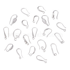 20Pcs 10 Styles Brass Earring Hooks&nbsp;KK-TA0002-29