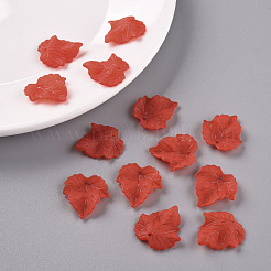 Autumn Theme Transparent Frosted Acrylic Pendants&nbsp;PAF002Y-12