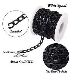 Oval Oxidation Aluminum Curb Chains&nbsp;CHA-TA0001-13