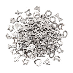 120Pcs 12 Styles 304 Stainless Steel Cabochons&nbsp;STAS-TA0002-71