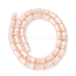 Electroplate Opaque Glass Imitation Pearl Beads Strands&nbsp;EGLA-H113-07A