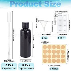 PET Flip Top Cap Bottle&nbsp;AJEW-GF009-91B