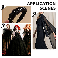 Chiffon Fabric&nbsp;DIY-WH0589-87B