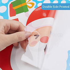 8 Sheets 8 Styles Christmas Themed PVC Static Stickers&nbsp;STIC-GF0001-15