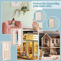 2 Styles Wooden Door&nbsp;AJEW-OC0013-60