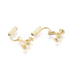 Brass Screw Clip-on Earring Converters Findings&nbsp;KK-N229-01B