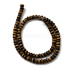 Natural Tiger Eye Beads Strands&nbsp;G-A275-B01-4x6mm