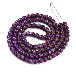 Baking Paint Glass Beads Strands&nbsp;DGLA-N008-8mm-03