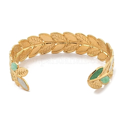 304 Stainless Steel Cuff Bangles for Women&nbsp;BJEW-A023-02G