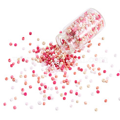 Opaque Glass Round Seed Beads&nbsp;GLAA-TAC0025-07A-04