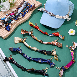 13Pcs Printed Ribbon Scarf Hat Bands&nbsp;HJEW-PH02455