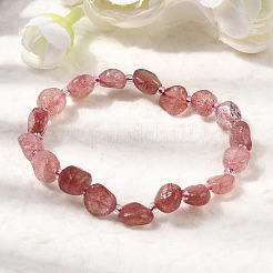 Natural Strawberry Quartz Beads Bracelets&nbsp;GG-CBA05D5-02B-03A