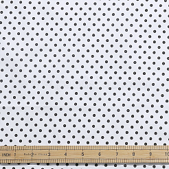 Polka Dot Pattern Cotton Fabric&nbsp;AJEW-PH0009-13C