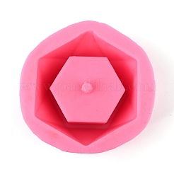 3D Hexagon Flower Pot Food Grade Silicone Mold&nbsp;DIY-K024-04
