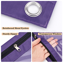 6Pcs 6 Colors Oxford Cloth with Alloy Pen Cases for 3-Ring Binder&nbsp;AJEW-CP0008-03