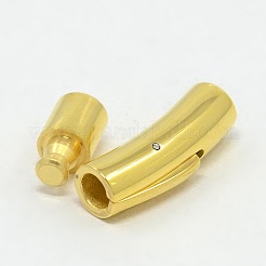 304 Stainless Steel Bayonet Clasps&nbsp;STAS-I013-3mm-G