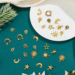 100Pcs 10 Style Tibetan Style Alloy Pendants&nbsp;FIND-FH0008-21