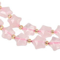 Natural Rose Quartz Beads Strands&nbsp;G-Z080-A10-10mm