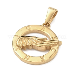 304 Stainless Steel Pendants&nbsp;STAS-A140-01C-G