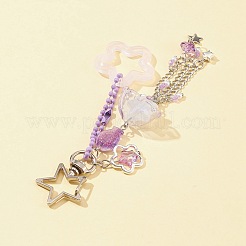 Acrylic & Glass Pendant Keychains&nbsp;KEYC-FZ00005