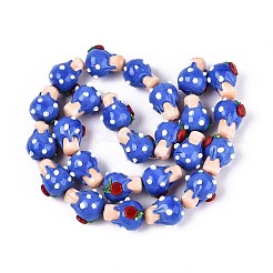 Handmade Lampwork Bumpy Beads&nbsp;LAMP-T022-06B