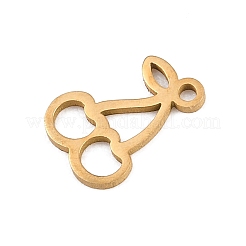 Hollow 304 Stainless Steel Charms&nbsp;STAS-Z183-06G