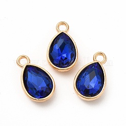 Faceted Glass Rhinestone Pendants&nbsp;GLAA-I051-A10