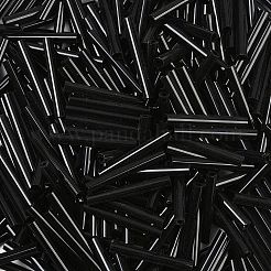 Opaque Glass Bugle Beads&nbsp;SEED-R028-2x20-C01