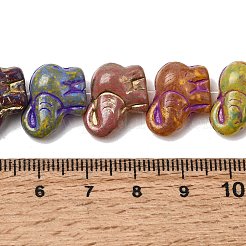 Painted Glass Beads Strands&nbsp;GLAA-Z021-11A