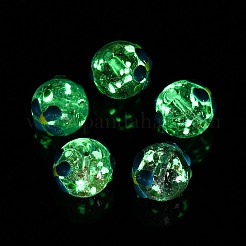 Luminous Handmade Gold Sand Lampwork Beads&nbsp;LAMP-N035-04B