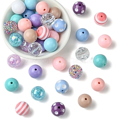 DIY Round Acrylic & Resin Jewelry Making Findings Kits&nbsp;DIY-FS0007-63